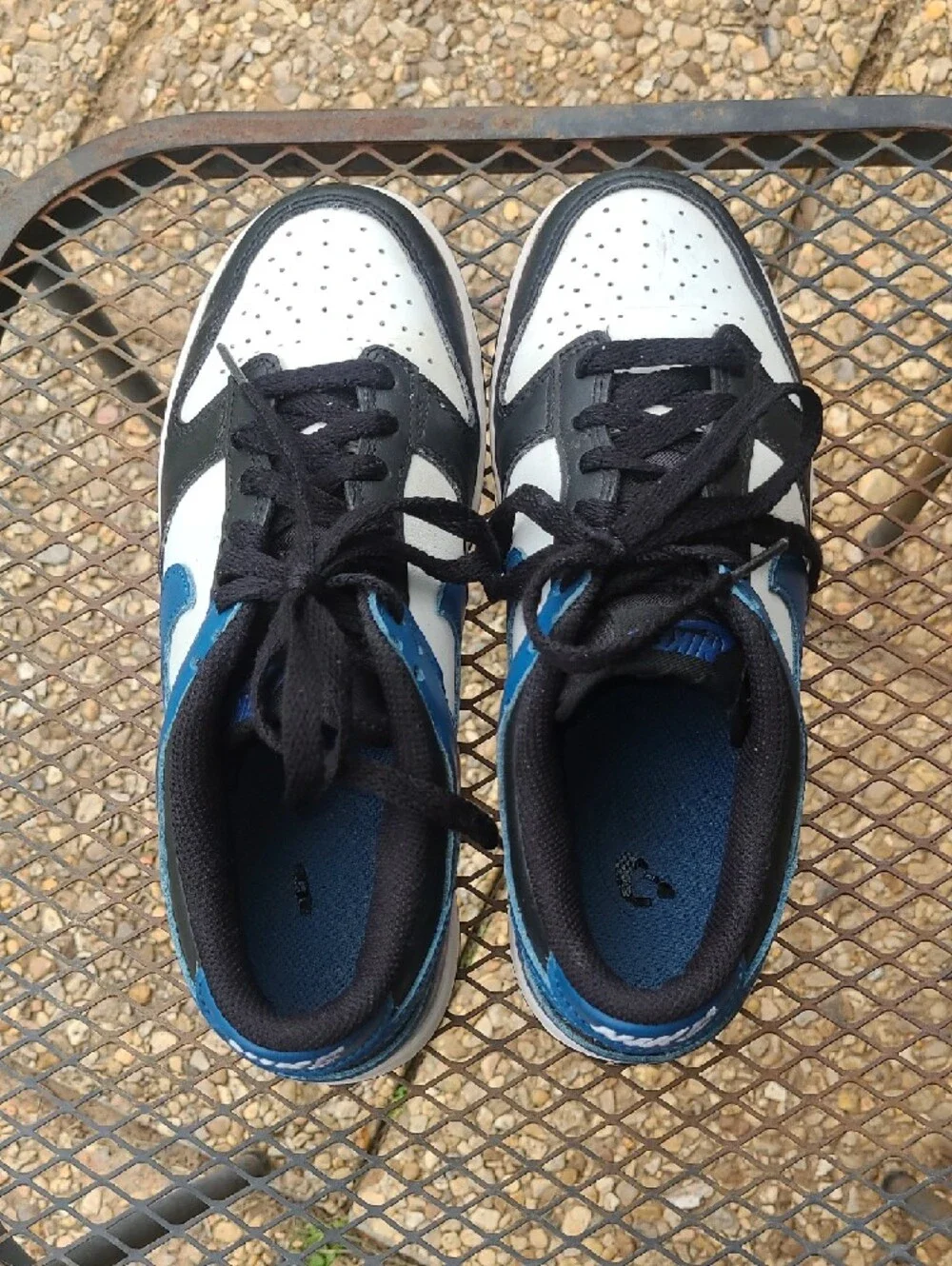 Nike Dunk Low GS White Industrial Blue Size 6y